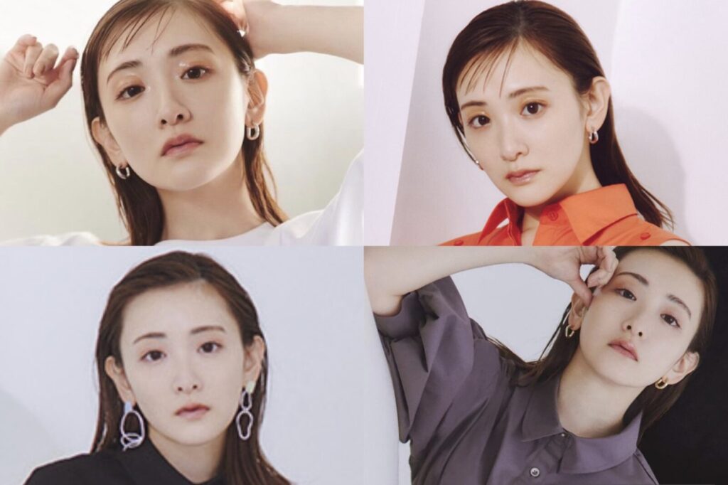 生駒里奈のお洒落なファッションの4枚の写真