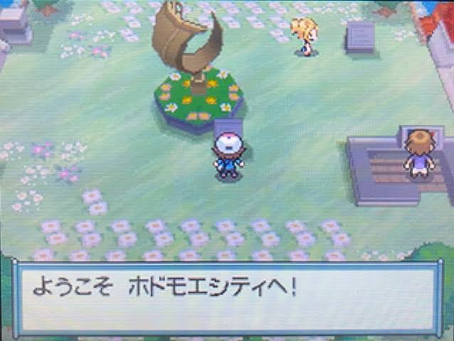 ポケモンBWのゲーム画面